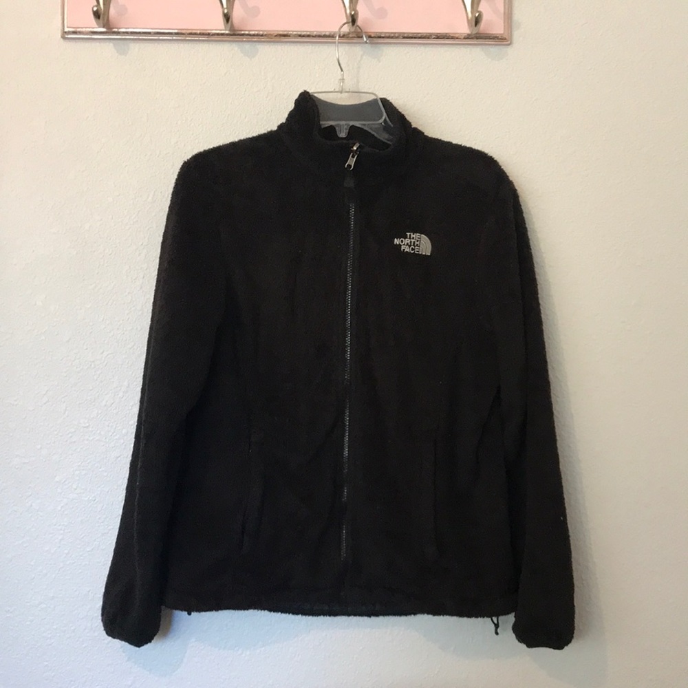 Black The North Face zip up jacket